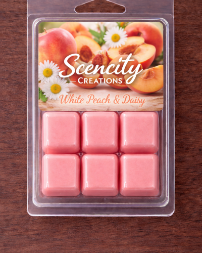 White Peach And Daisy Wax Melt